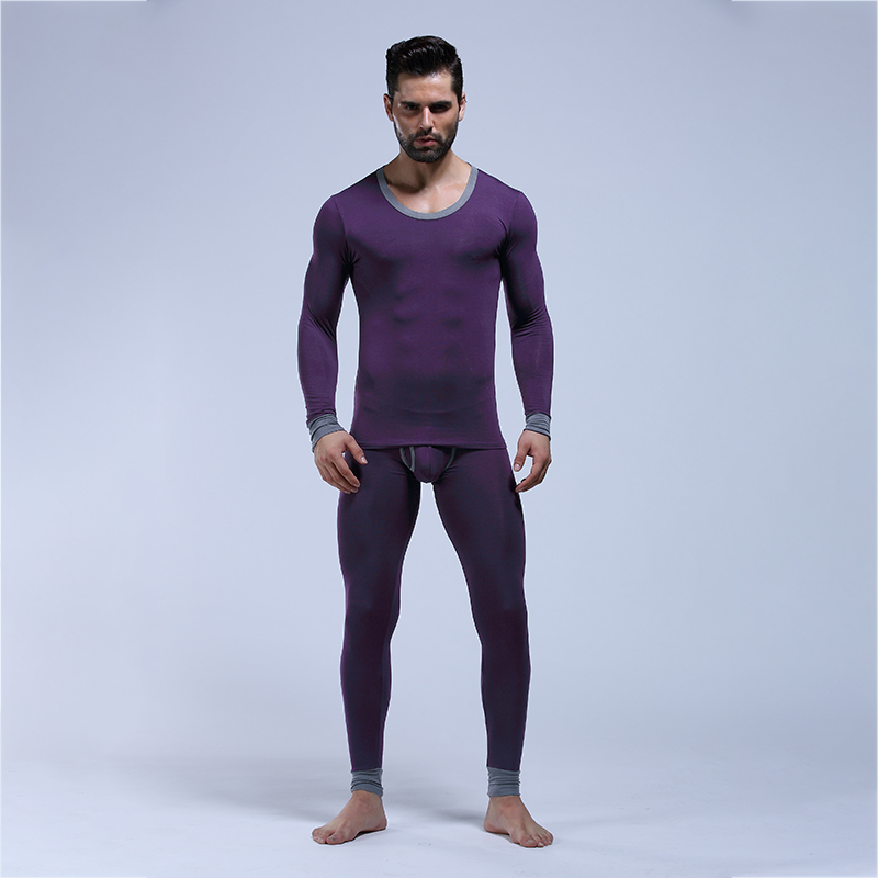 

Winter Mens Warm Thermal Underwear Underpants Set Male Ultrathin Heat Long Johns High Elastic Sexy Black Modal Thermals Sets Velet Apparel, Blue