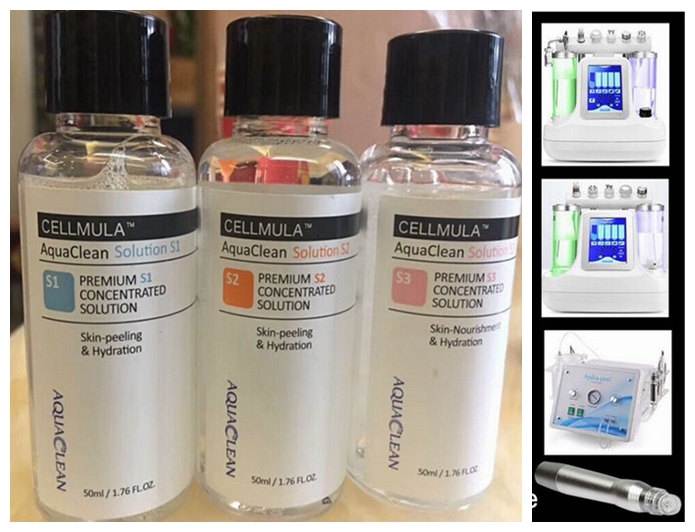 

Microdermabrasion Concentrated Aqua Peeling Solution S1 S2 S3 50ml Per Bottle for Hydra Facial Machine Face Skin Serum