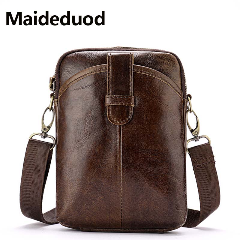 Bolso De Cuero De Hombre Nuevo Bolso De Cuero De Hombre Hombres Satchel hombro
