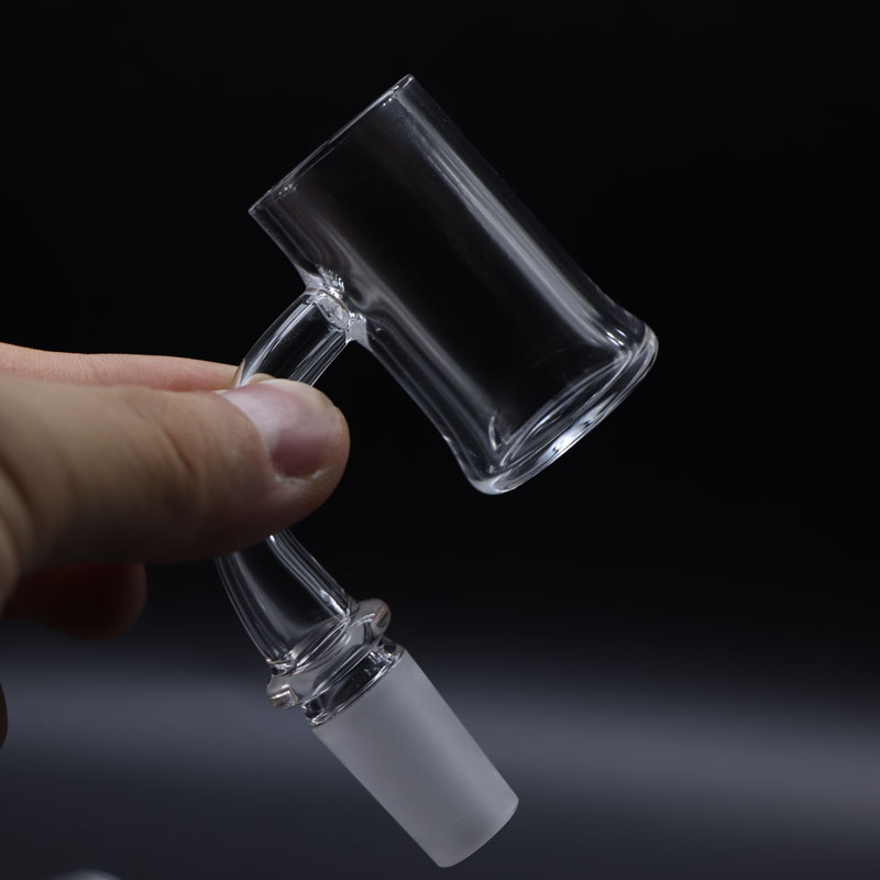 

45mm High Evan Shore Flat Top Quartz Banger Nails 3mm Thickness 10mm 14mm 18mm 45 90 For Glass Water Bongs Dab Rigs