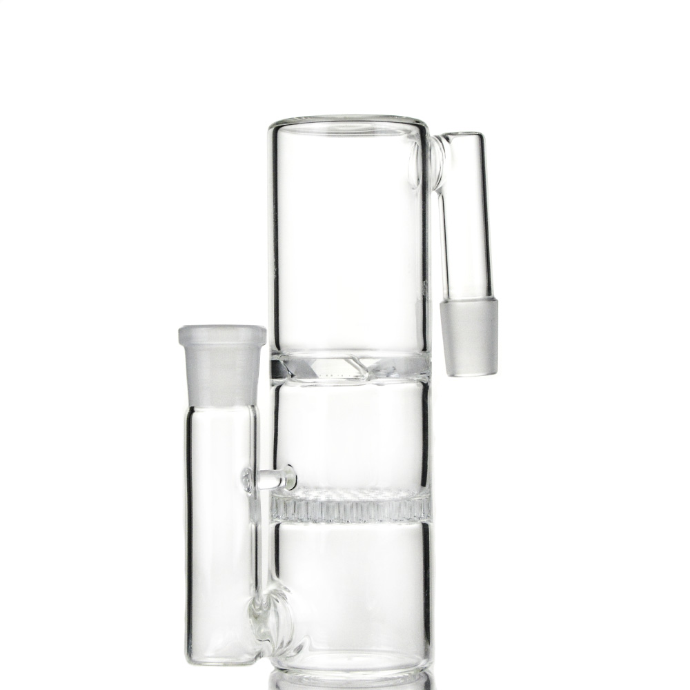 

In Stock 6 Inches Height Ash Cather 90 Degree Glass Bongs Ashcathers Water Pipe Cathers 18mm Joint Ashcathers Smoking Accessories ASH-P204