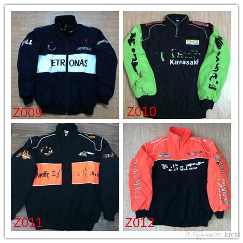 

EXCLUSIVE Embroidery Various car brands F1 team racing JACKET suit, Purple