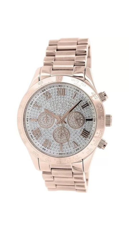 Montre à quartz pour femme! M-5946 cadran en or rose avec diamants: haute qualité, vente au détail et en gros + livraison gratuite