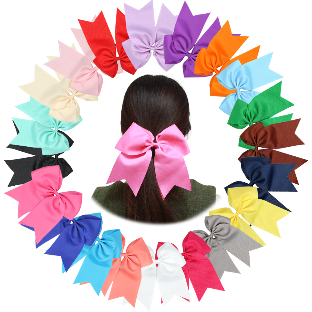 

20 colors Lovely Baby Big Bow Bands Hairpins Ribbon Bows Clips Hair Bow For Girls Bow Boutique Hair band Headwear Kids Hair Accessories