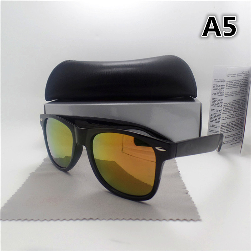 

High quality Brand Designer Fashion Women Men Coating Sunglasses UV400 Sport Vintage Sun glasses Retro Eyewear With box and case, White;black