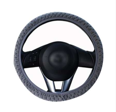 

Dewtreetali New Pearl velvet Winter Car Steering Wheel Cover Universal Soft Warm Plush Covers for steering women car interior