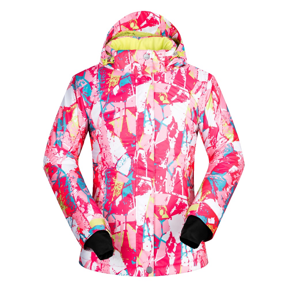 2017 Hot Sale Snow Jackets Women Ski Jacket Underwear Outdoor Skiing Windproof Waterproof Ski Snowboard Coats Thermal Clothing