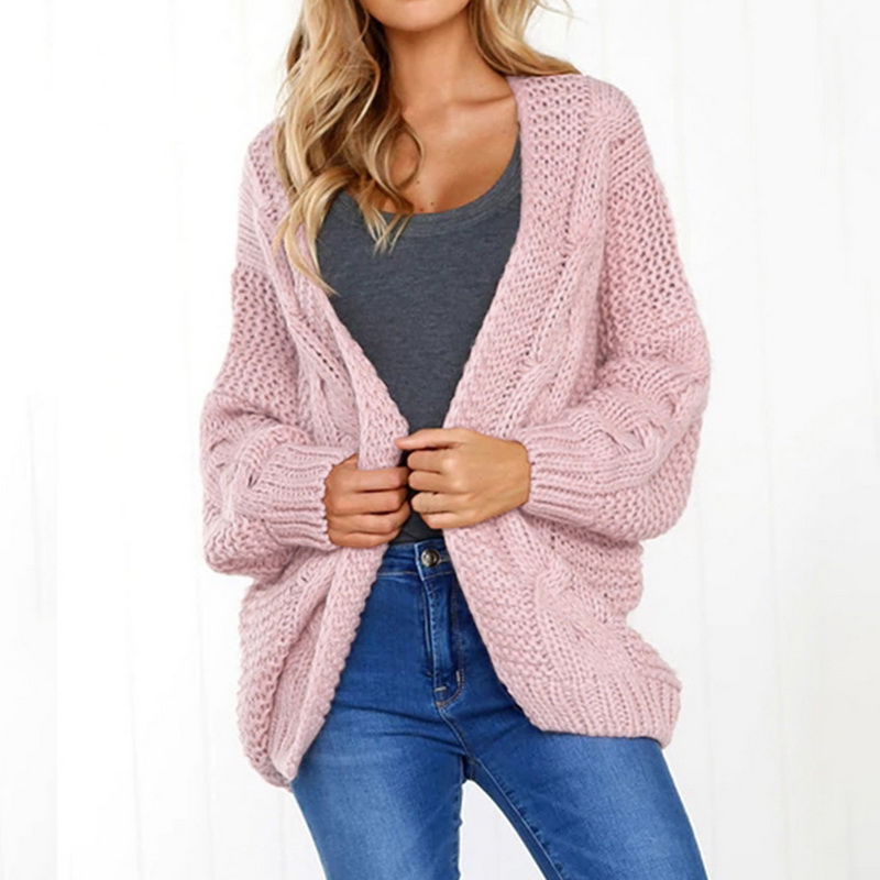 Warm Soft Fluffy Mohair Striped Pullover Sweater Women O Neck Long Sleeve Blue