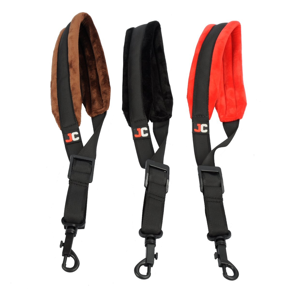 

Saxophone Strap with Comfortable Soft-Padded, Adjustable Harness Belt and Plastic Hook for Tenor Alto Sax and Clarinets Oboes