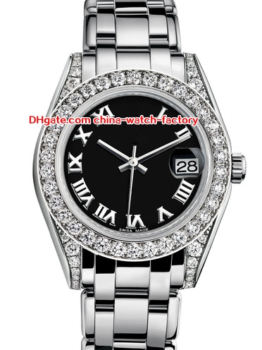 

12 Style Hot Selling High Quality 31mm 36mm Pearlmaster Datejust 81299 Diamond Bezel Stainless Steel Automatic Ladies Watch Women's Watches