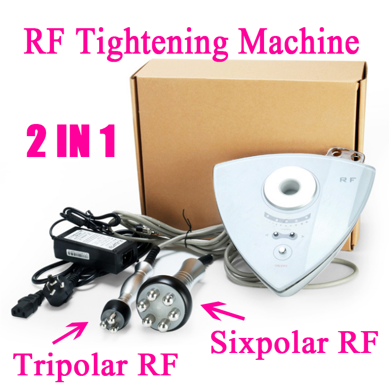 Portable 2 In 1 Radio Frequency Skin Tightening Face Lifting Home Use RF Machine Skin Care RF Machine Radio Frequency Body Facial Machine