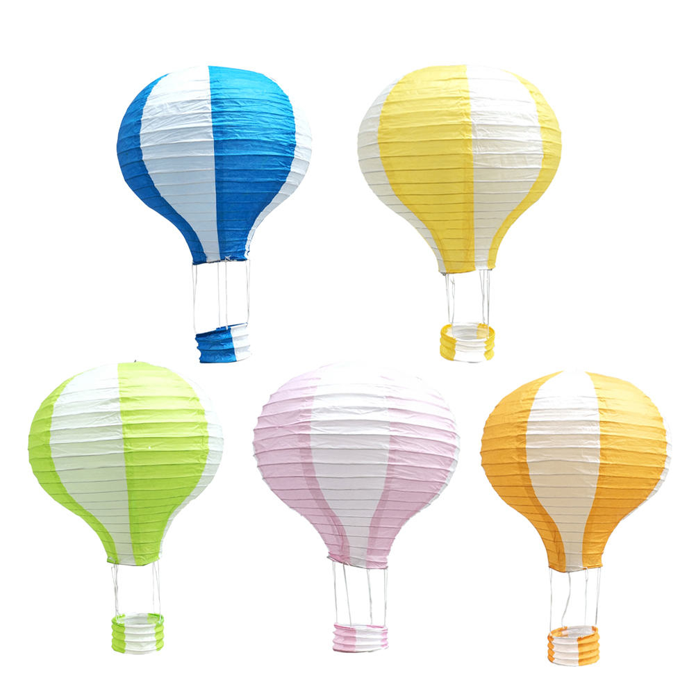 30cm Hot Air Balloon Hanging Folding Cute Colorful Party