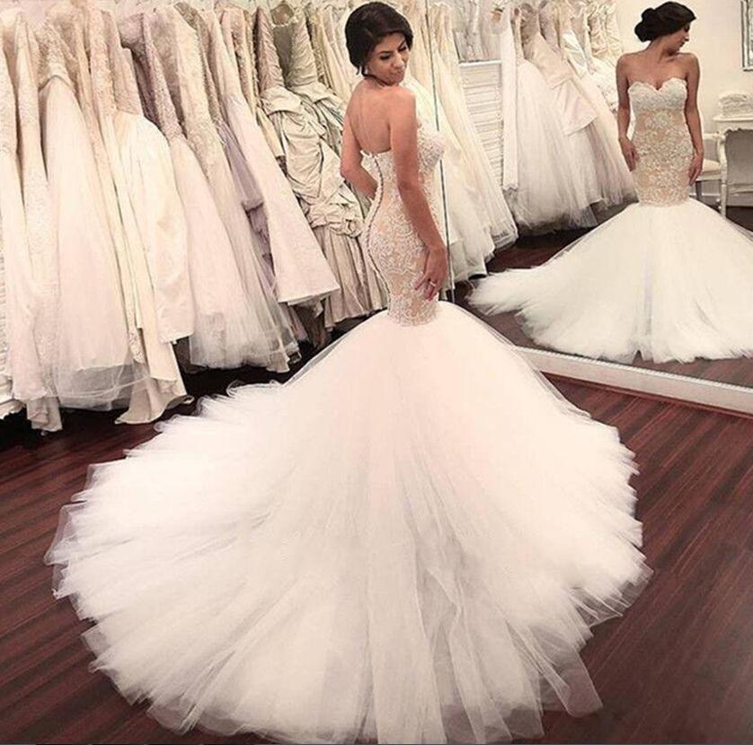 white lace tight wedding dress