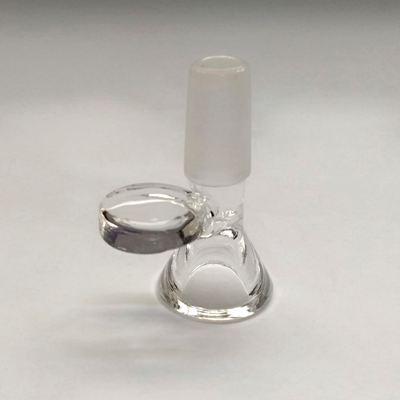 

All Clear 14mm Glass Slide with Handle Glass Bowl Smoking Accessories for Bong Bubbler Heady Glass Water Bongs