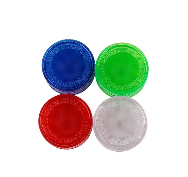 

Mini trumpet 3 layer plastic grinder, tine, portable jelly, color tobacco mill, smoke and smoke apparatus.