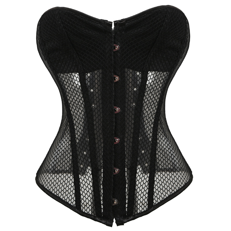 

Lace Black Women Court Sexy Corset Lingerie Steampunk Corsets And Bustiers Sexy Gothic Overbust Gaine Amincissante Ventre