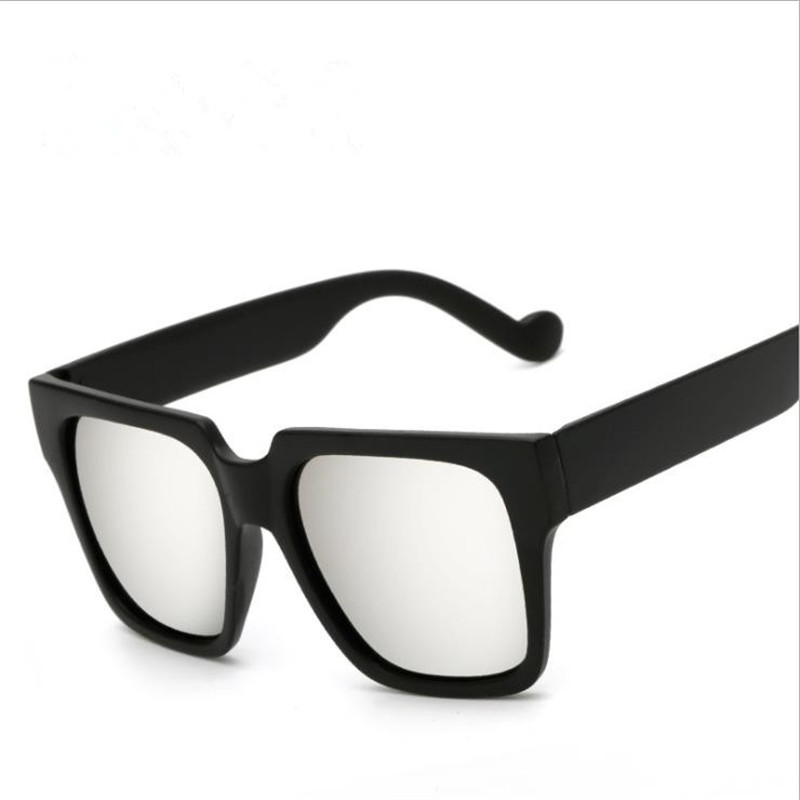 

Fashion Women & Men Sunglasses Black Thick Frame Eyeglasses Color Film Eyewear Anti-UV Spectacles Couple Sun Glasses