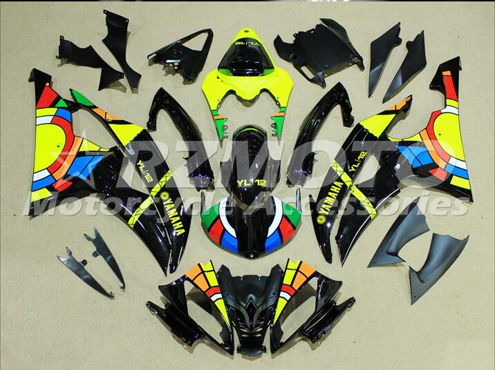 

Injection mold New Fairings For Yamaha YZF-R6 YZF600 R6 08 15 R6 2008-2015 ABS Plastic Bodywork Motorcycle Fairing Kit Black Red d17