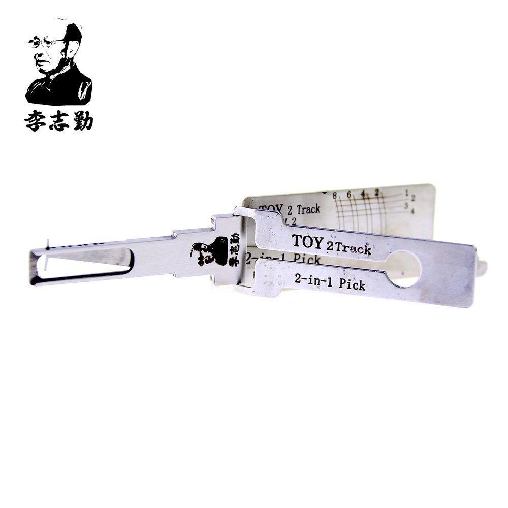 

Original Lishi 2 in 1 Toyota 2 track lock pick and decoder together 2 in 1genuine !