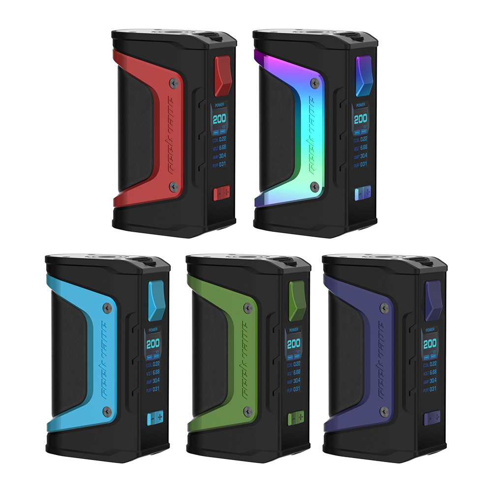 

Original GeekVape Aegis Legend 200W TC Box Mod e cigs Dual 18650 Battery Vape Box Mods Kits us local warehouse