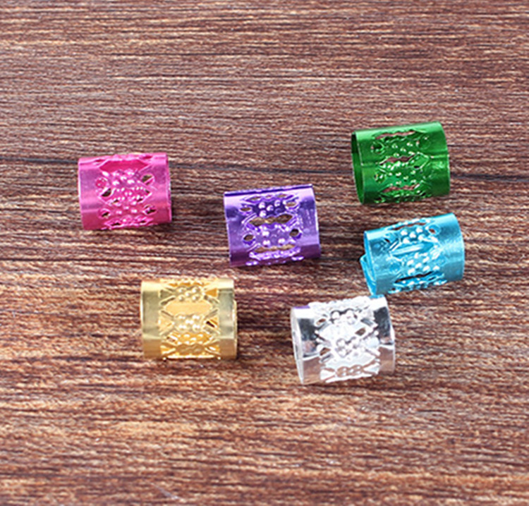 

Hair Dreadlock Beads Dreadlocks Cuff Clip Adjustable Hair Braid Cuff 8mm DHL Free Shipping