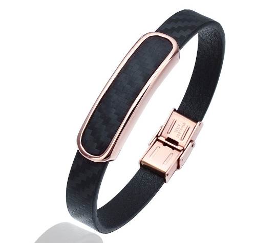 

Hiphop Style Microfiber Leather Bracelets with Stainless Steel Clasp Men Jewelry Fashion Adjustable Bangle Bracelet