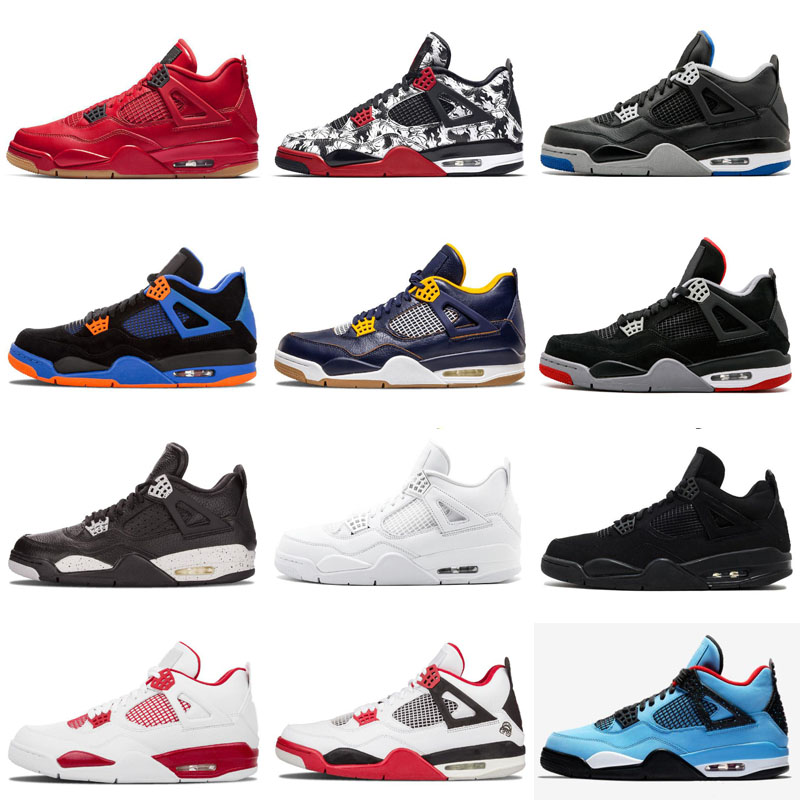 

2018 New Jumpman 4 IV Singles Day Red Tattoo Cement Basketball Shoes for High quality Women Mens Trainers 4s Sports Sneakers US 5.5-13, As photo 21