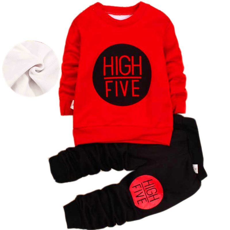 nouveau automne hiver bébé filles vêtements ensembles enfants velours vêtements chauds ensemble enfants garçons manteau de laine costumes costume