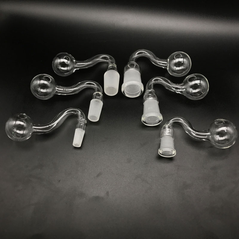 

Glass Oil Burner Pipes With 10mm 14mm 18mm Male Female Joint Pyrex Glass Oil Burner Bubbler Smoking Water Hand Pipe Tobacco