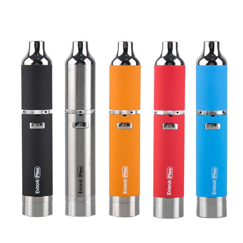 

Yocan Evolve Plus 1100mAh Battery Wax Vaporizer Whit QDC Quartz Dual Coil Stealth Dab Vape Pen free dhl shipping