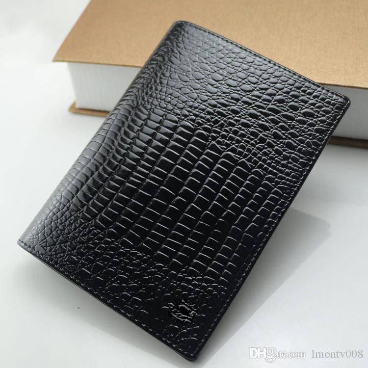 

Passport Wallets Card Holders Holder Cover Case Protector MB Genuine Leather Travel Purse Wallet Bag Passport ID Cover Case Credit Holders, Black