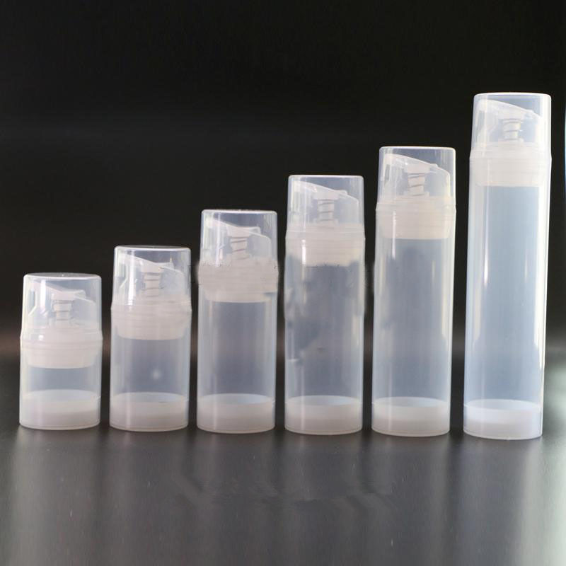 

Makeup Tools Transparent Essence Pump Bottle Plastic Airless Bottles For Lotion Shampoo Bath Cosmetic Container F096