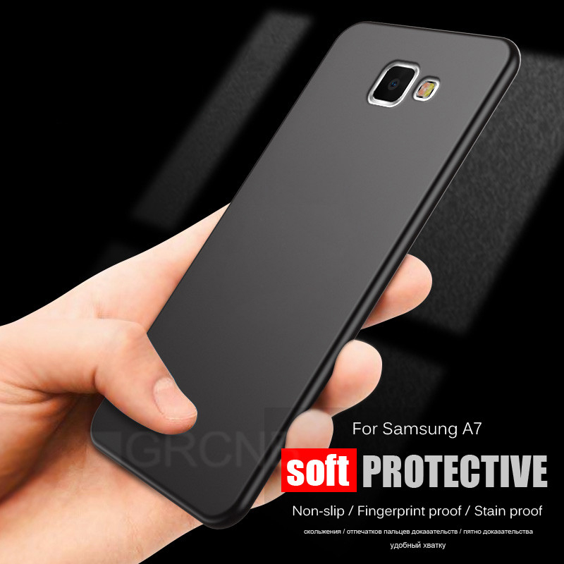 

Ultra Thin Matte Silicone Cover Case for Samsung Galaxy A5 A3 A7 J5 J7 2015 2016 2017 S5 S6 S7 Edge S8 S9 Plus Soft Case, A5 2017