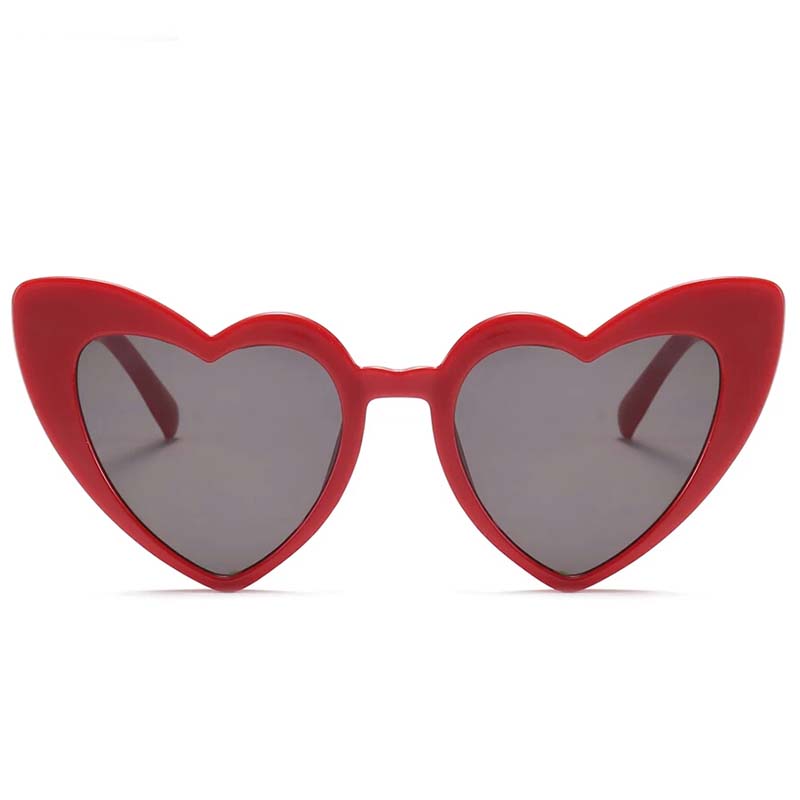 

Love Heart Sunglasses Women cute sexy retro Vintage cheap New Fashion Beach holiday party Sun Glasses red female