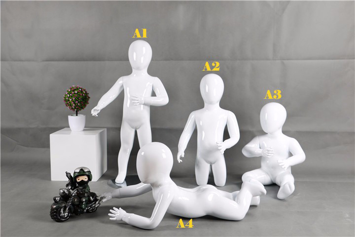 

High Quality Lovey Gloss White Child Mannequin Child Model Babay Mannequin For Display Made In China