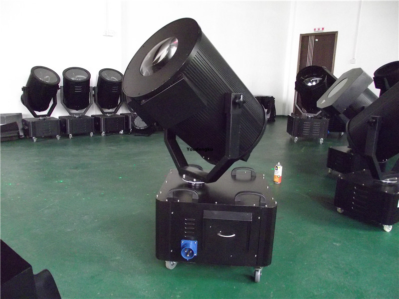 Flightcase Packing Waterproof Sky Search beam Projection Light 4kw outdoor sky rose search light