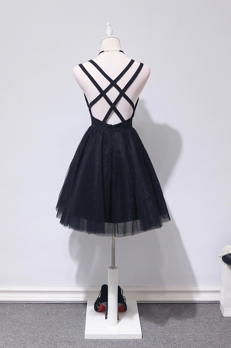 

Sexy Black Party Dresses 2018 New Arrival Summer Cocktail Dress Spaghetti Zipper Back Short Party Dresses Cheap, Yellow