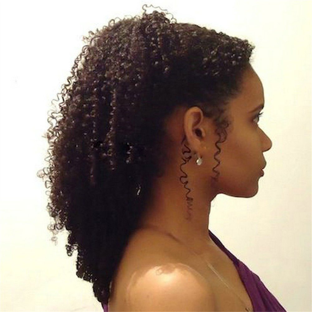 

Chic Kinky Curly human hair ponytail extensions 140g Kinky Curly drawstring human hair ponytail hairpieces natural curly clip in ponytail