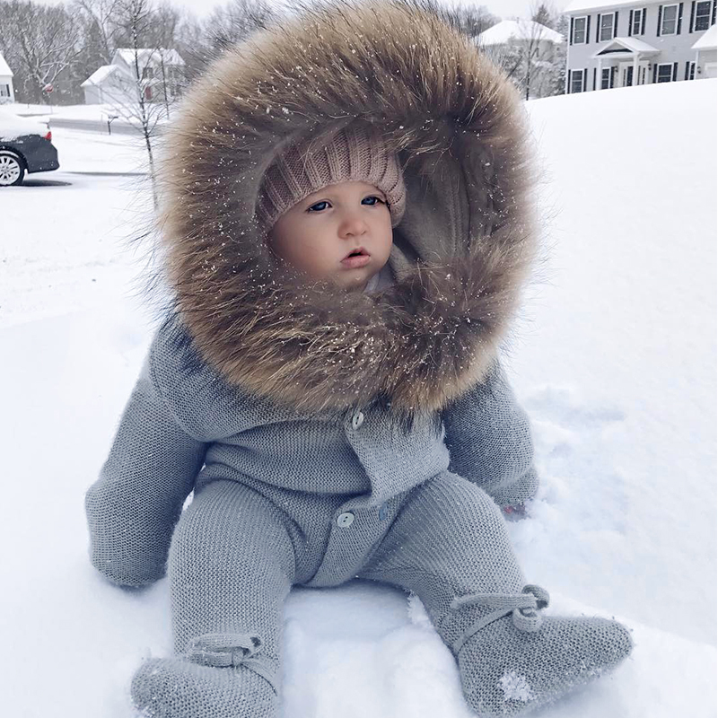 hooded onesie baby boy