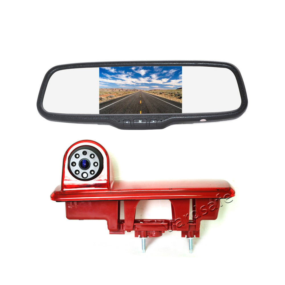 Vardsafe VS866M | Car Rear View Reverse Backup Camera & Mirror Monitor For Renault Trafic/ Fiat Talento/Vauxhall / Opel Vivaro/Nissan NV300-image-426816640