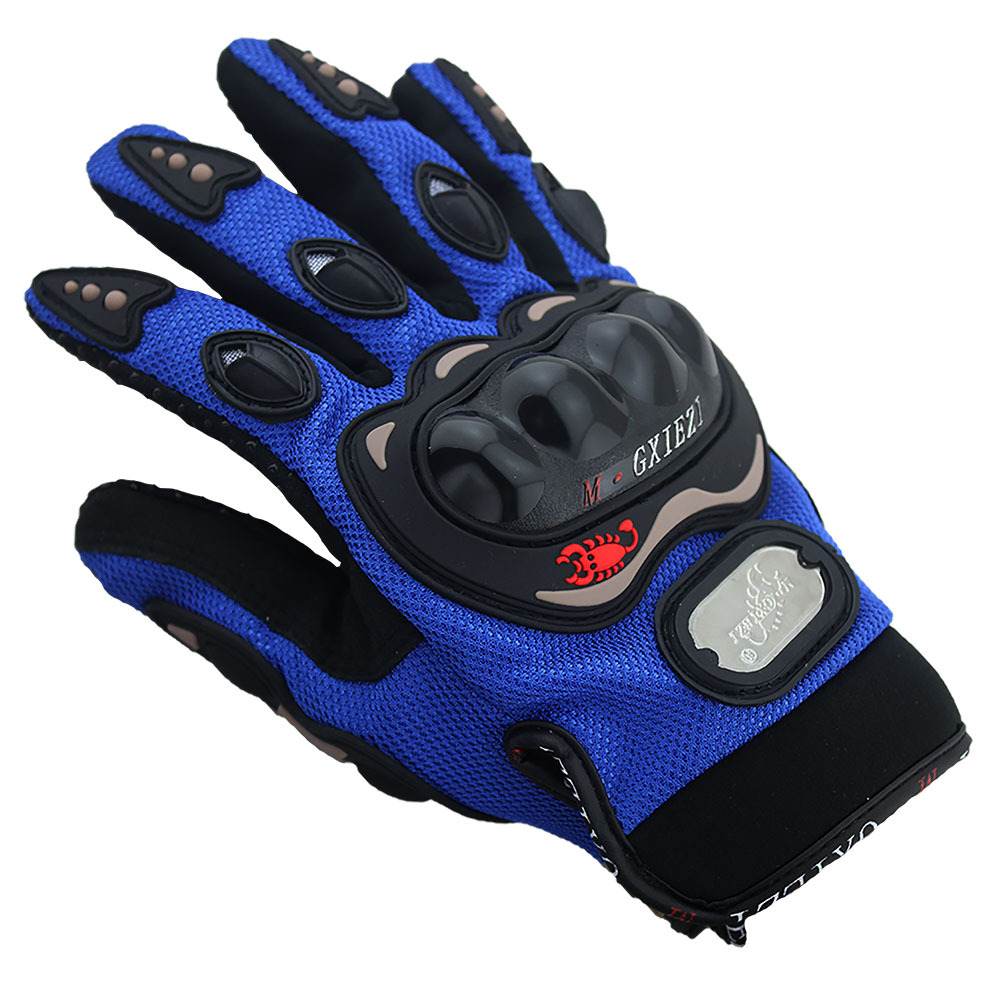 Mens Designer Gloves Summer Winter Five Fingers Gloves Finger Protected Bike Motorcycle Riding Racing Breathable Gloves
