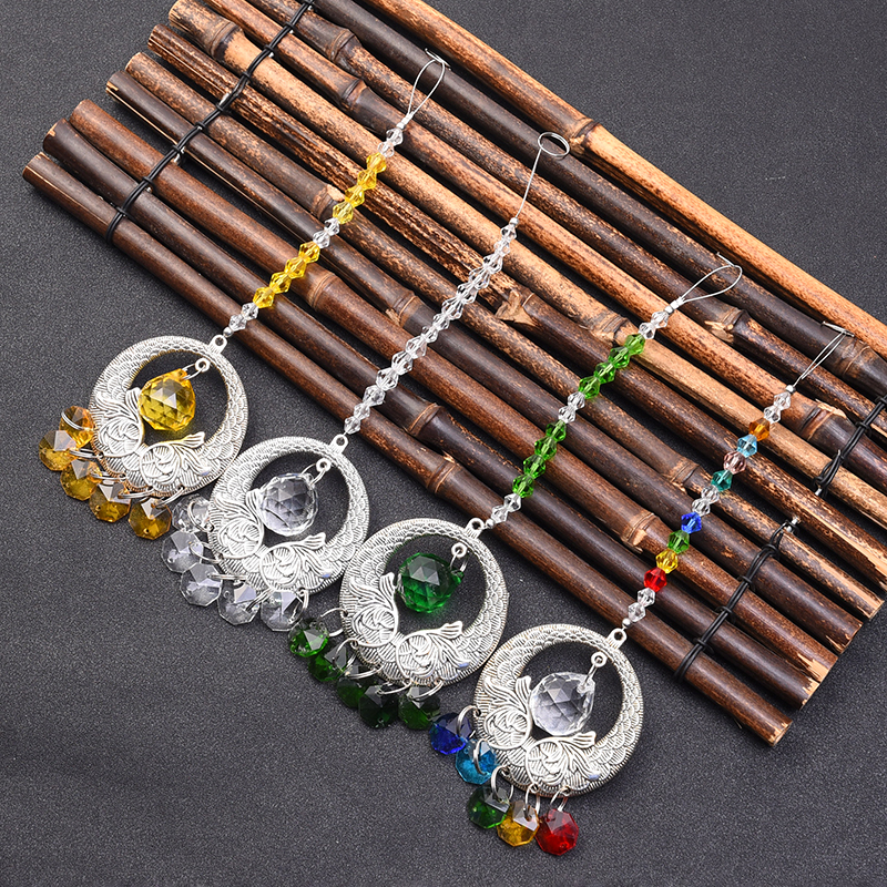 

5PCS 20mm Crystal Ball Suncatcher Prism Pendant Hanging Sun Catchers Window Decoration Rainbow Maker Car Charms