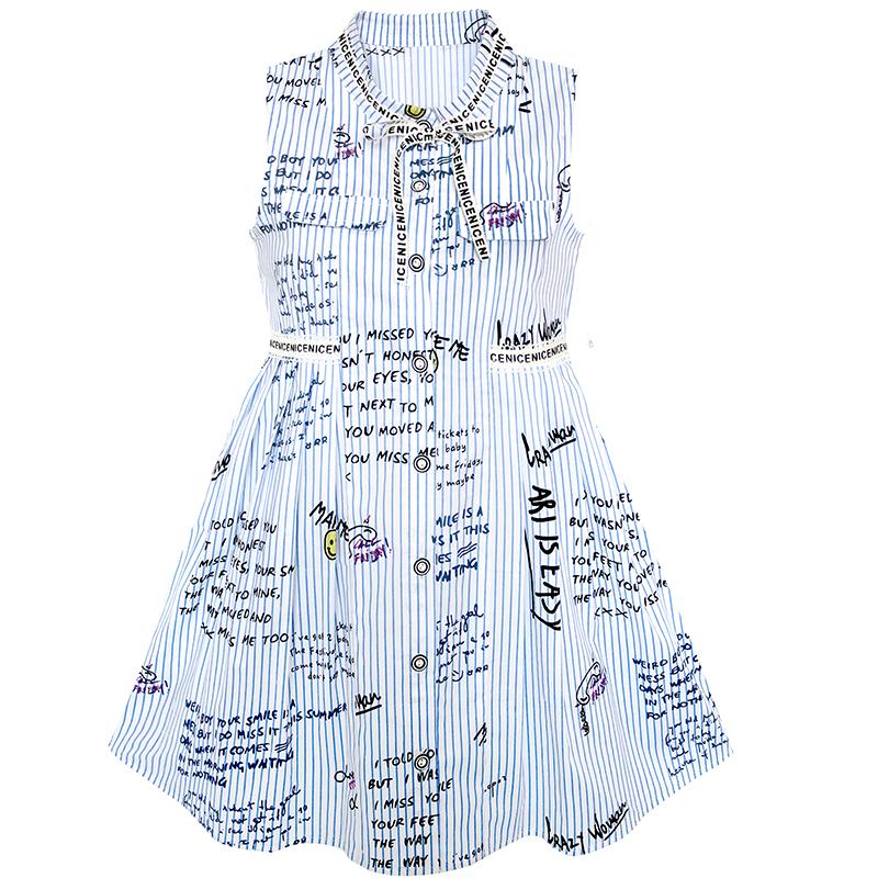 Sunny Fashion Girls Dress Navy Blue School Uniform A-line Size 4-10