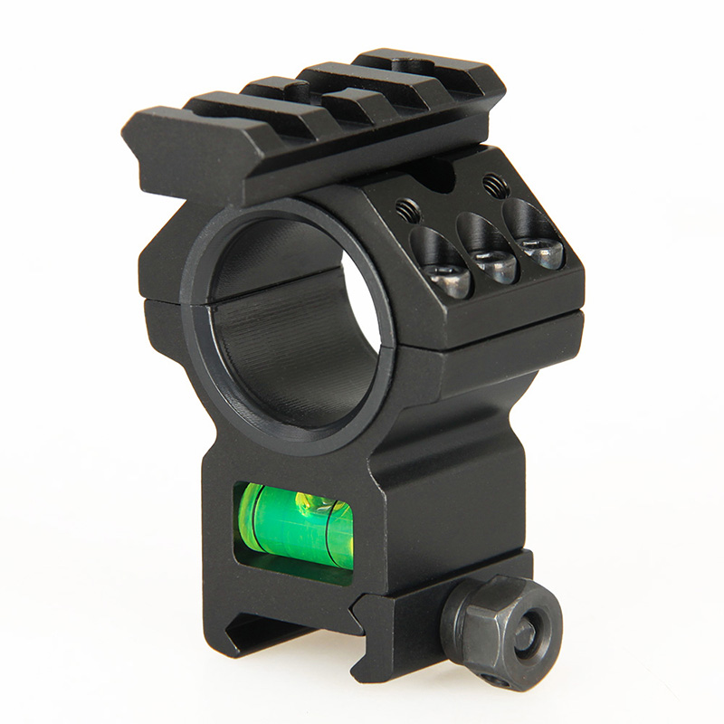 

New Arrival 25.4mm-30mm Rifle Scopes Mount fits 21.2mm Rail with side Rail Black Color CL24-0199