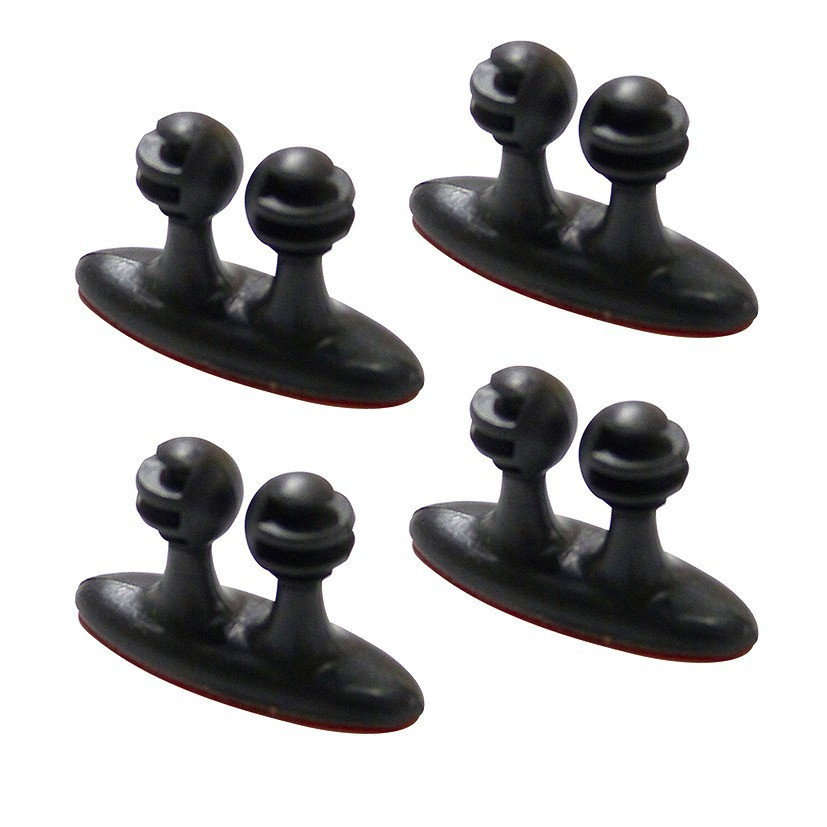 

8PCS / Lot Car Wire Cord Clip Cable Holder Tie Fixer Organizer Drop Self-Adhesive Clamp Cable Clips