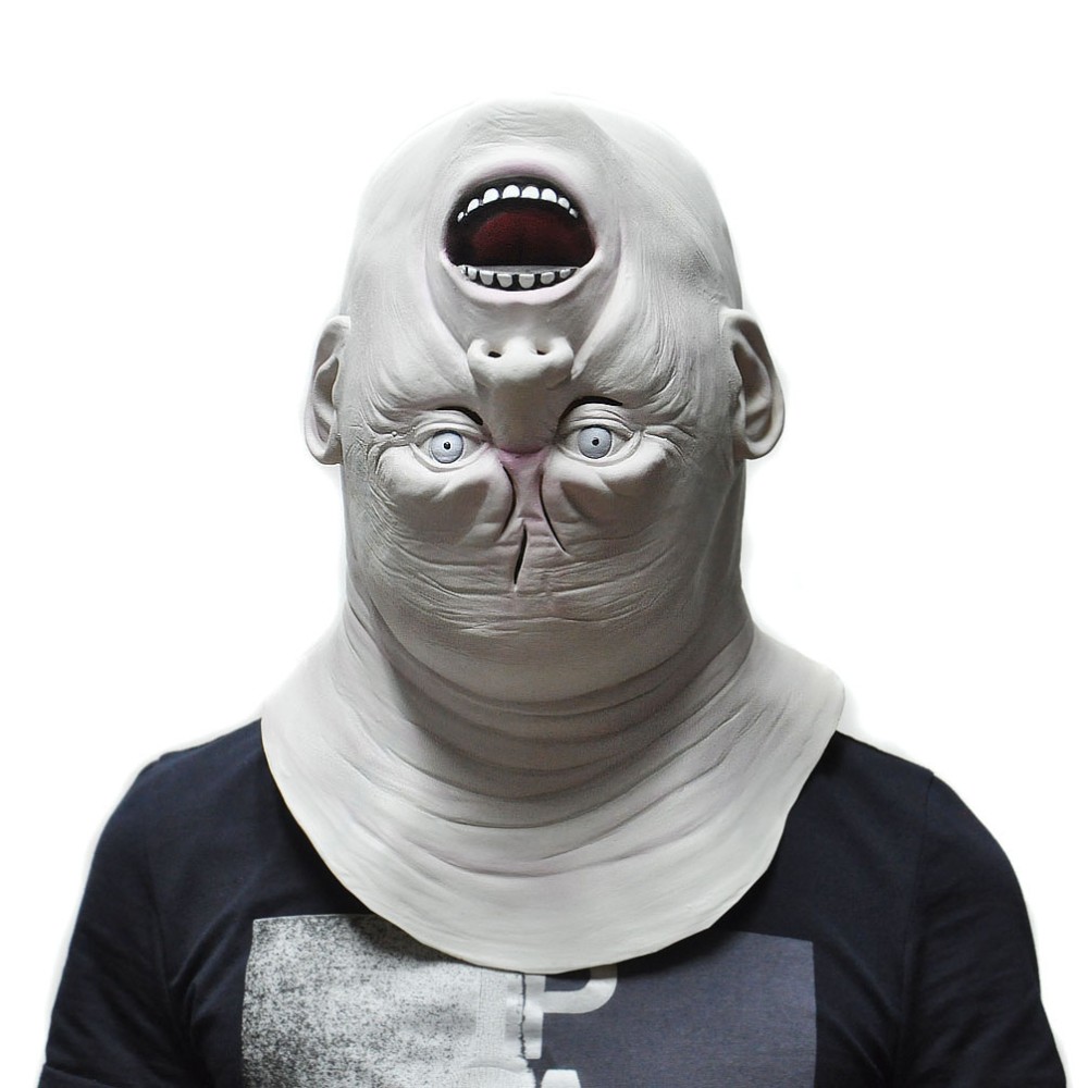 Mezza Maschera da Diavolo Maschera da Diavolo di Samurai Unisex Mezza Faccia di Halloween Maschera Tattica Cosplay Kabuki per la Festa di Halloween