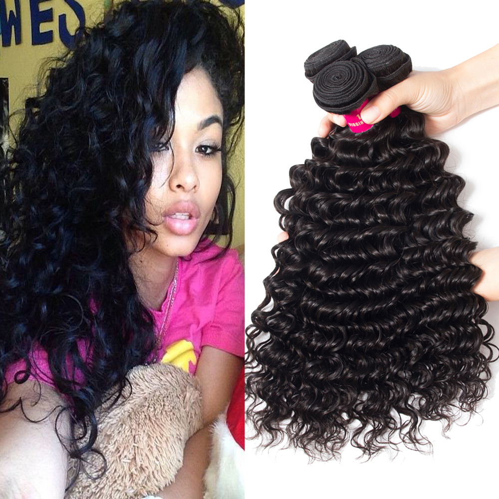

Brazilian Straight & Body Wave Loose Wave Kinky Curly Deep Wave Human Hair Bundles 100% Unprocessed Brazilian Human Hair Virgin Hair Weaves