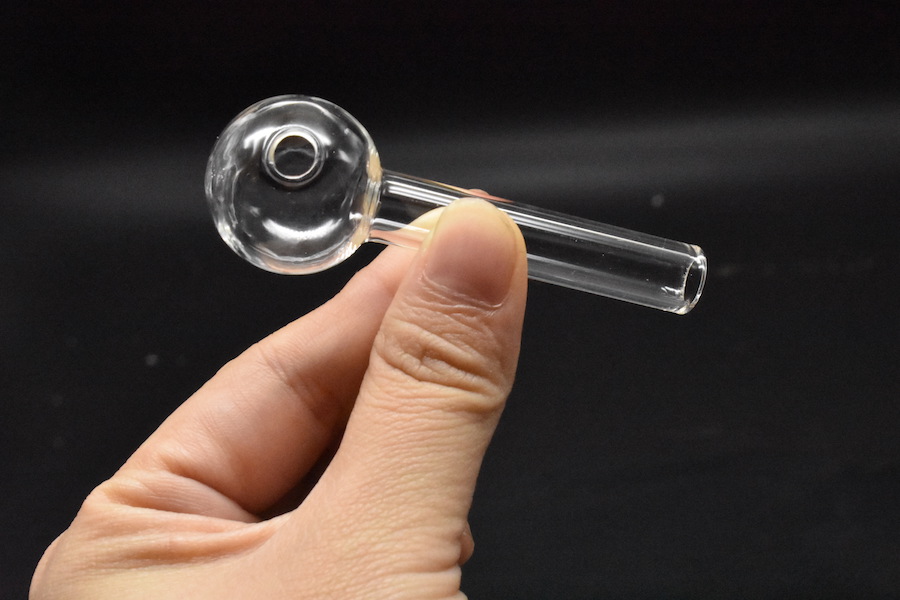 Short Clear Glass Burner Mini Smoking Handle Pipes Smoking Pipes High Quality Burner Oil Burner Free Shipping-image-414028164