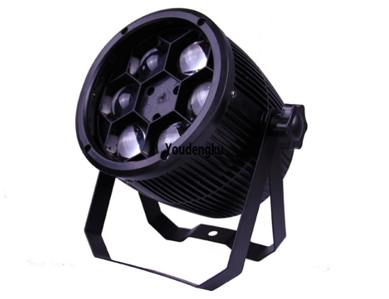 12 pieces 6x12w 4 in1 rgbw 4IN1 Bee Eye Stage Par Cans 64 led mini beam par light for KTV bar-image-424480976