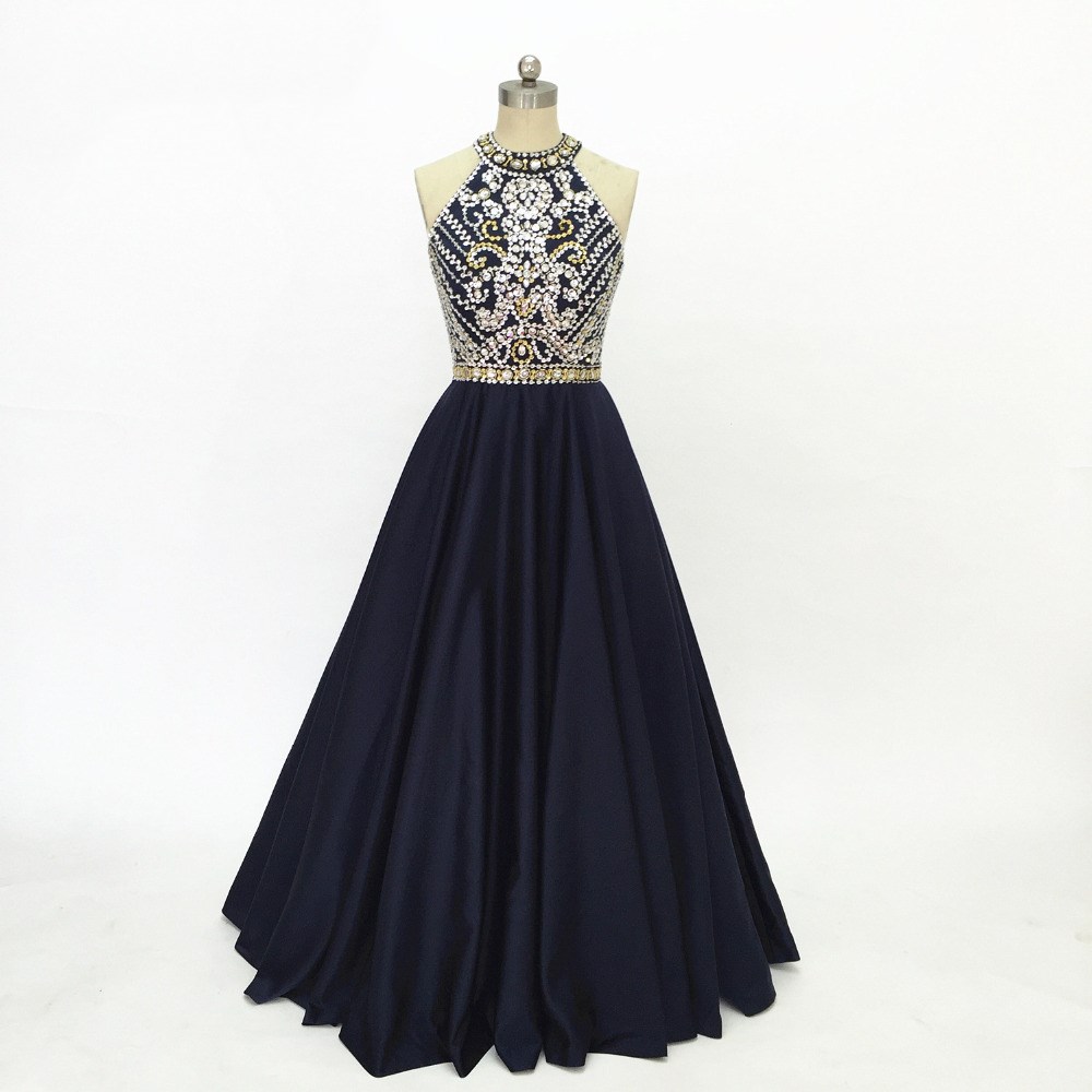 

Sexy Black Long Prom Dresses 2018 vestido de festa Satin Formal Evening Dress With Stones Floor Length Evening Dress for party, Lavender